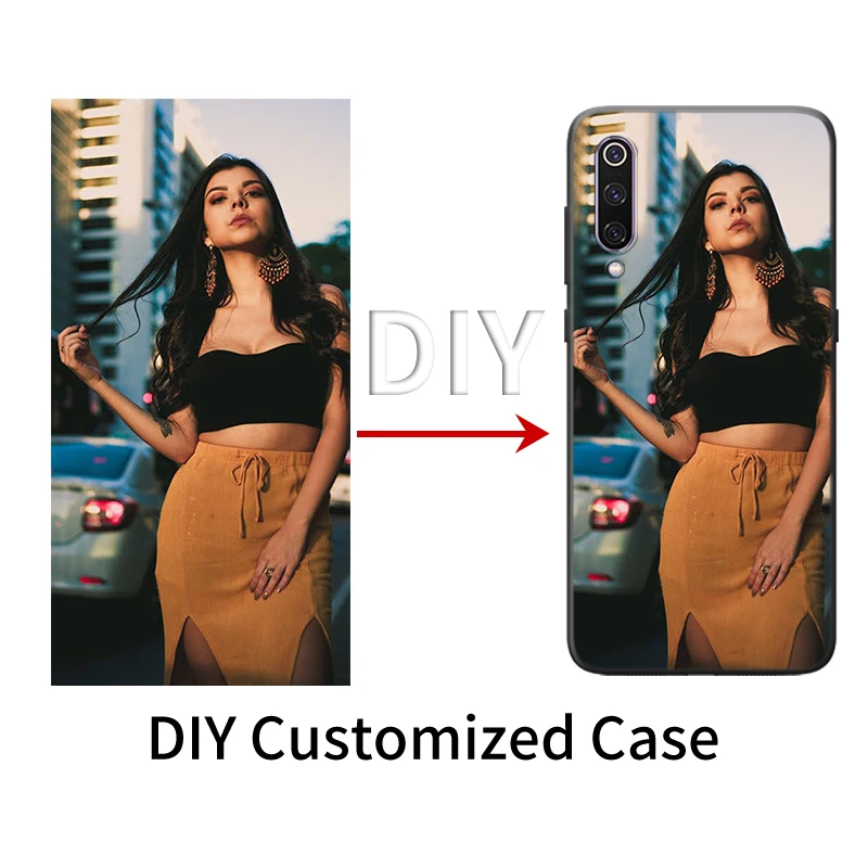 

DIY Custom Personalized Silicone Phone Case For Xiaomi Redmi Note 9 10 Pro 9S 8 8A 8T 7 7A 6 6A Mi Note 10 Lite Back Cover