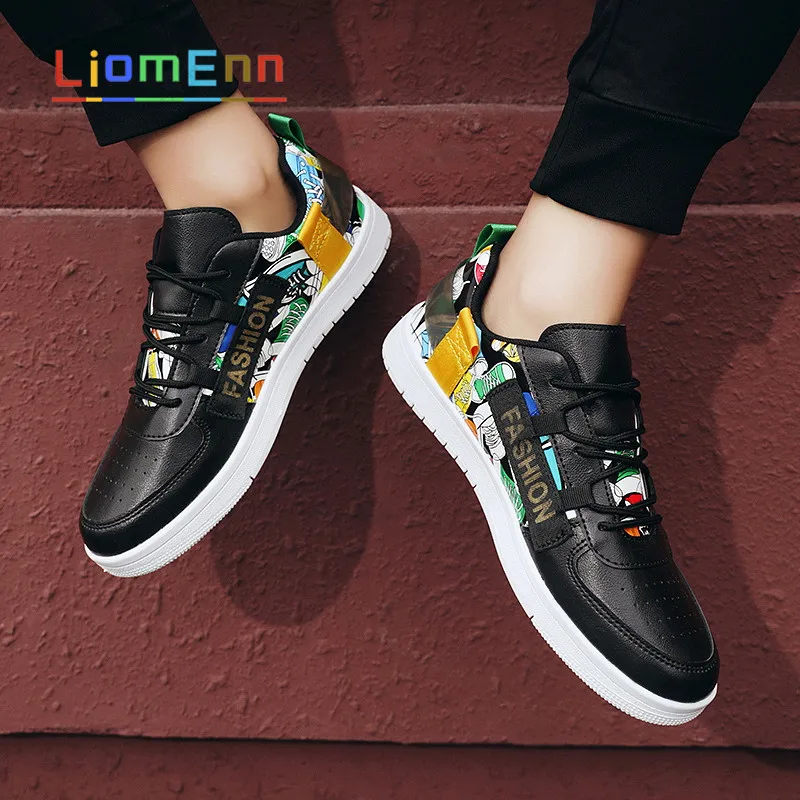 

Women's White Sneakers Tennis Shoes Flat Platform Sport Shoes Casual Sneaker 2021 Spring Vulcanize basket femme Large Size 35-44