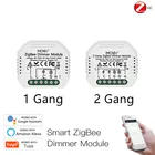 Умный мини-прибор сделай сам Tuya ZigBee, 12 кнопочный световой диммер, модуль переключателя, концентратор, приложение Smart Life, Alexa Google Home, голосовое управление