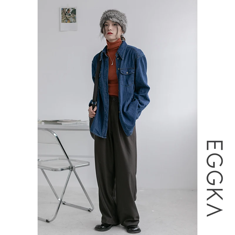 Женский осенне-зимний облегающий свитер с высоким воротником | Женская одежда