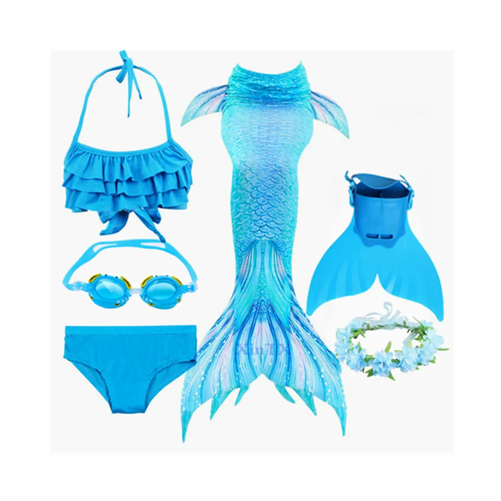 

Новинка; детский купальный костюм с хвостом русалки для девочек; купальный костюм; Костюм Русалки; Купальник для девочек; платье с хвостом р...