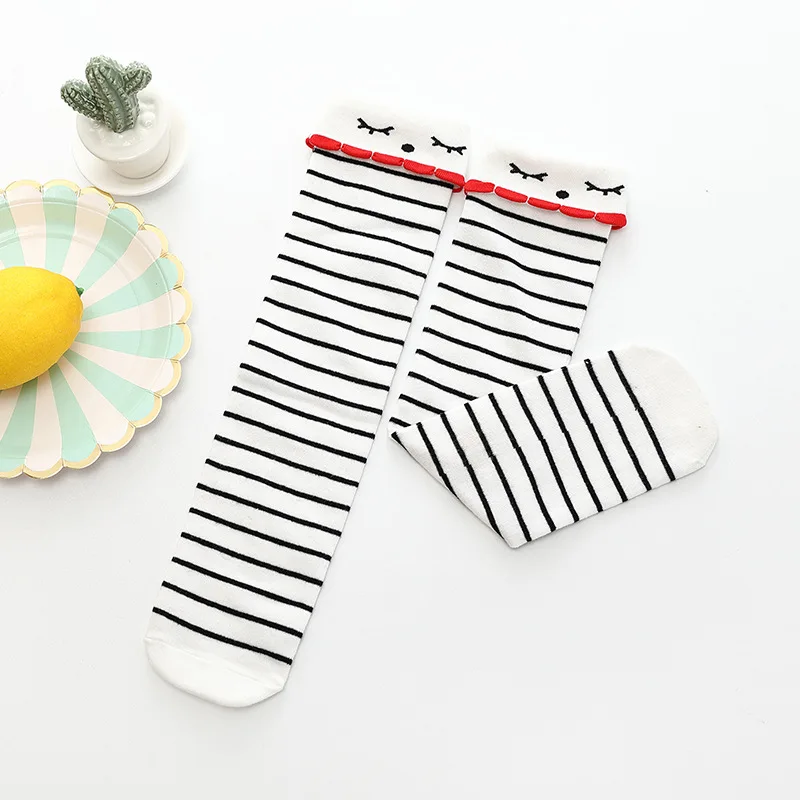 Носки для девочек женские Хлопковые гольфы милые длинные детские танцевальные