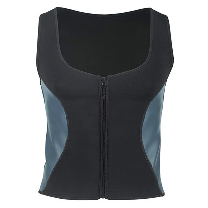 Корректирующий топ для мужчин модная Неопреновая майка фитнеса тренажерного
