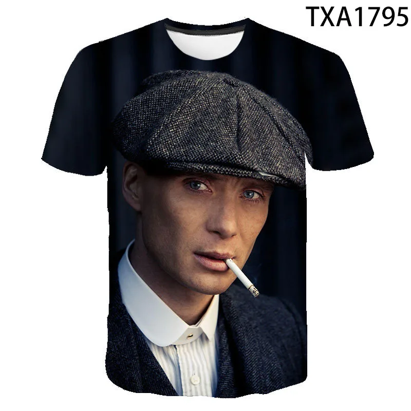 

Hot Sale Classical TV Peaky Blinde 3D Printed T-shirt Men/Women Sports Casual O-Neck Streetwear Tshirt Harajuku Fashion Hip Hop