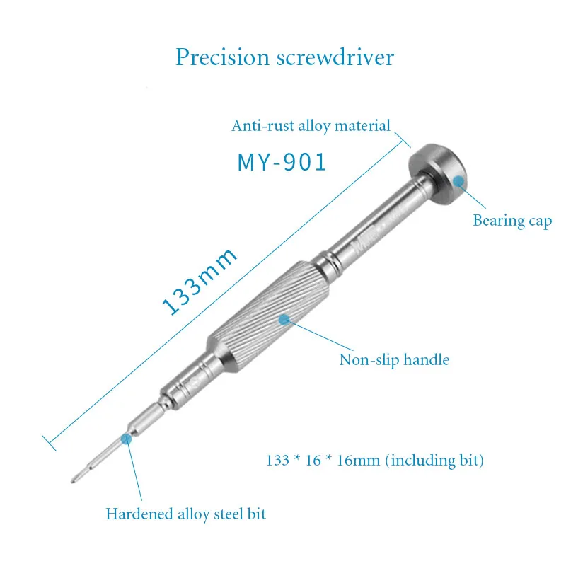 0 8 мм Пятиугольный трехточечный Y0.6 Phillips PH000 1 2 Torx T2 набор высокоточных 3d-отверток