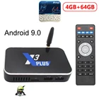 ТВ-приставка Android 9,0 X3 PLUS Amlogic S905X3 2 ГБ 4 ГБ DDR4 16 ГБ 32 ГБ 64 Гб ROM 2,4G 5G WiFi 1000M LAN Bluetooth 4K HD X3 Cube X3 Pro