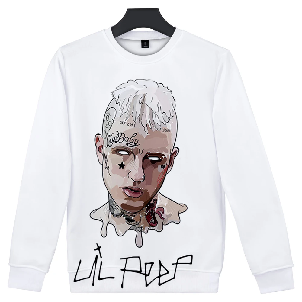 Горячая Распродажа lil peep свитшоты для мужчин/женщин с круглым вырезом и длинными
