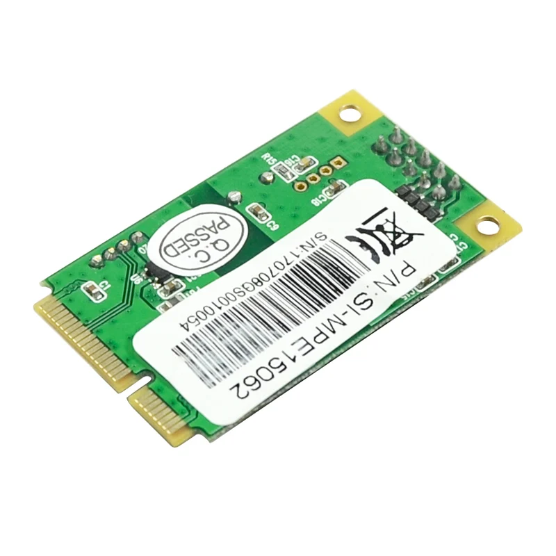 Мини PCI E USB 2 0 для RS 232 RS422 RS485 Плата расширения последовательный DB9 RS232 мини Express