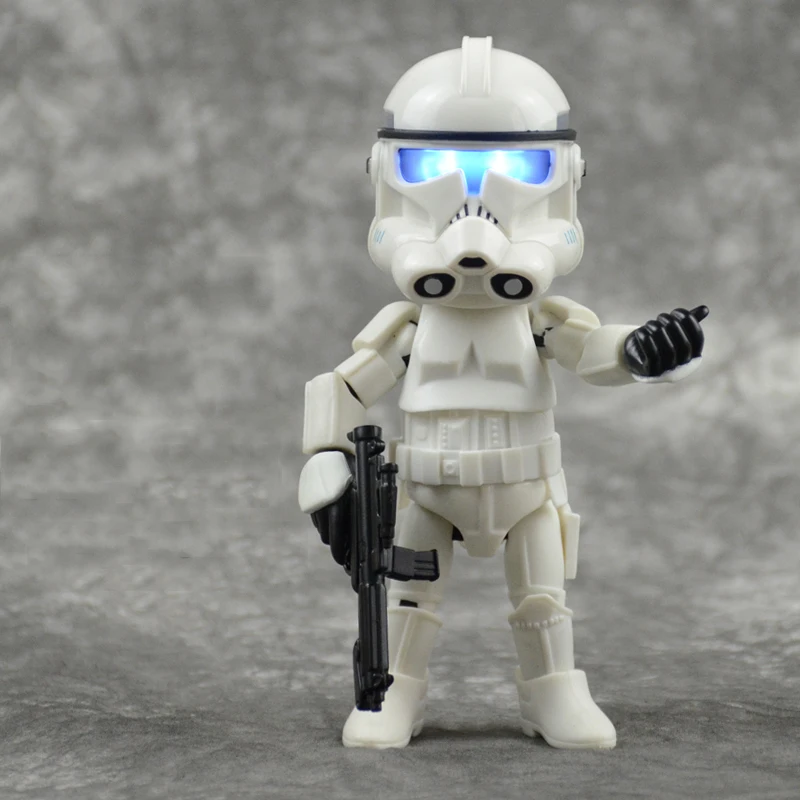Световой сабель Hasbro из Звездных войн белый солдат черный воин Дарт Вейдер