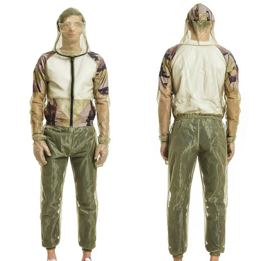 Противомоскитная сетка с капюшоном одежда комплект защитой от насекомых уличный