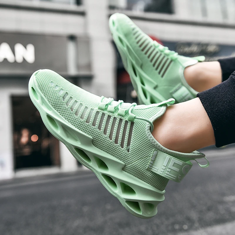 Весенние мужские кроссовки большого размера 45 46 с отскакивающим лезвием осенние