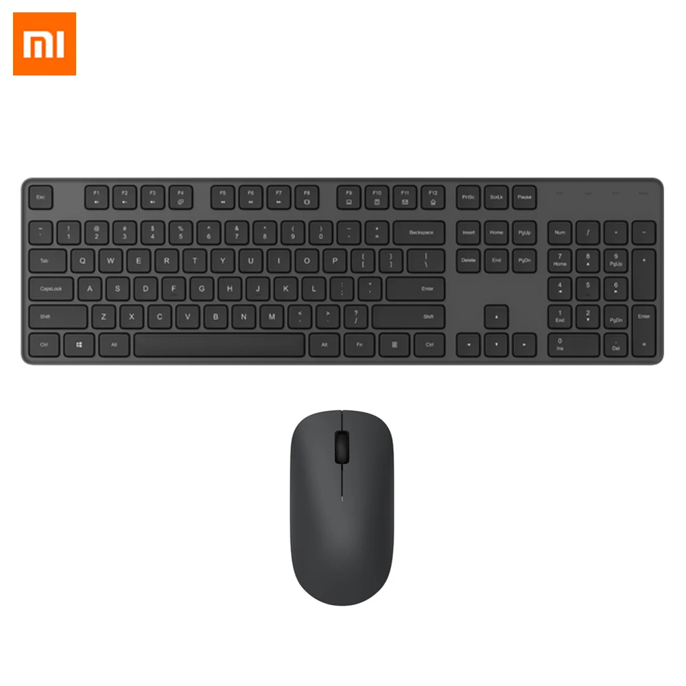 Оригинальный комплект беспроводной клавиатуры и мыши Xiaomi 104 клавиш 2 4 ГГц