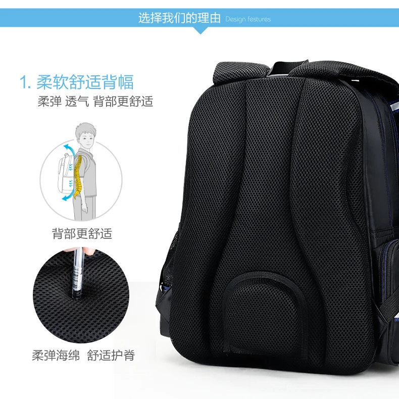 Оригинальный детский школьный портфель Disney для мальчиков 1-3-4 классов 6-12 лет