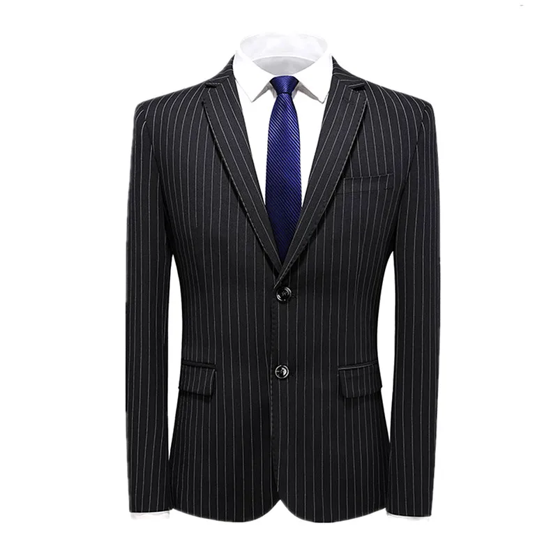 Мужской Стильный повседневный однотонный Блейзер деловая свадебная праздничная