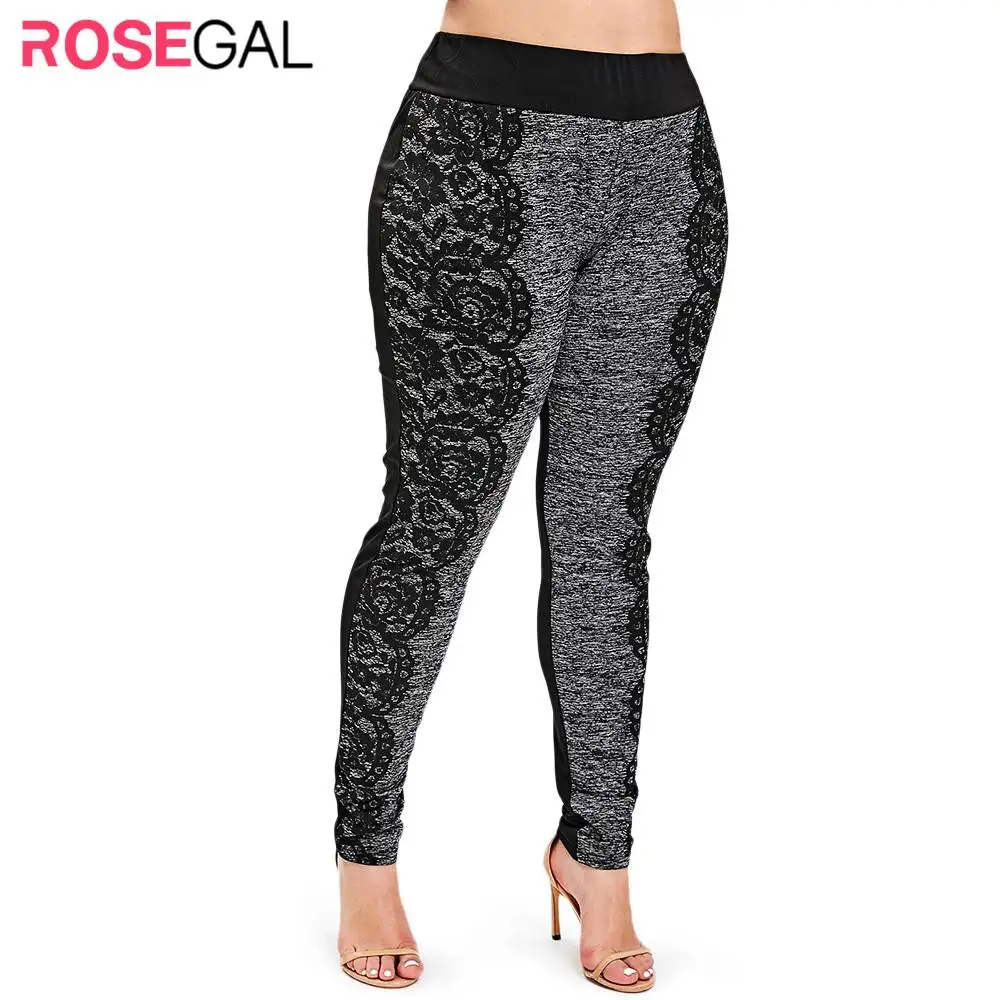 Женские Леггинсы Фитнес Плюс Размер Пространство Краска Печати Брюки Тонкие