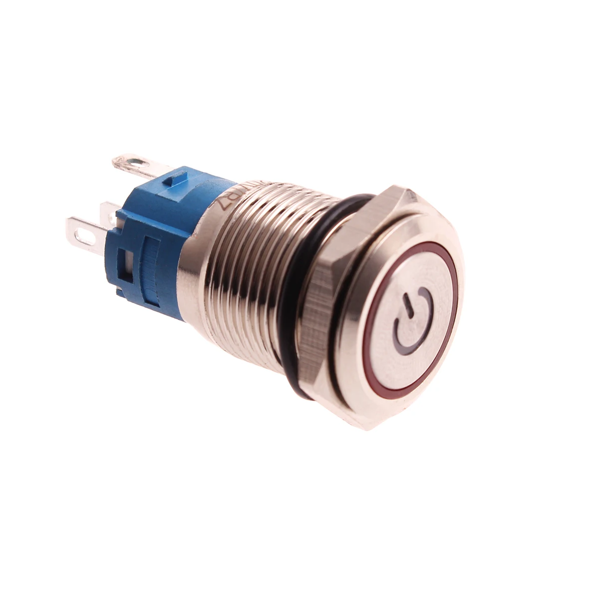 16mm red blue yellow green white Light Hot Car Auto Metal LED Power Push Button Switch Self locking Type On-off 5V 12V 24V 220V