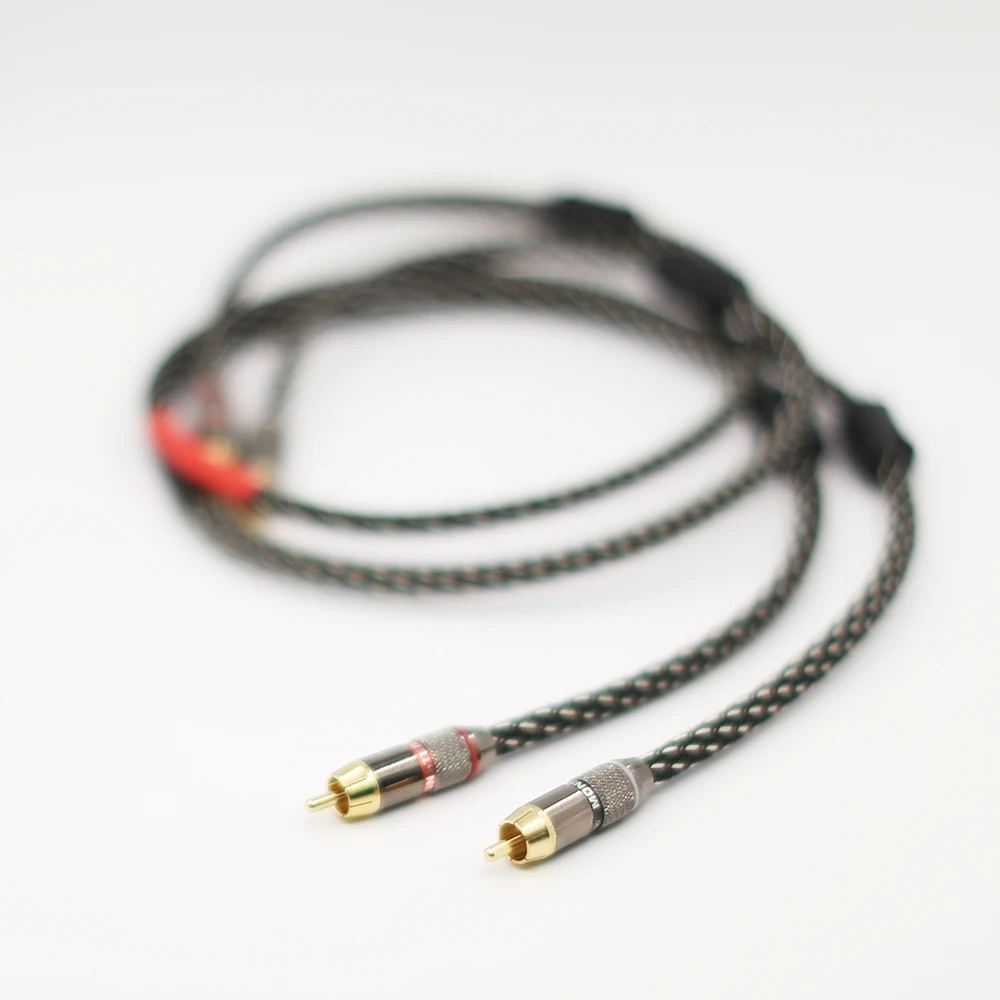 Кабель Hi-Fi стерео RCA высокопроизводительный кабель с аудио 2rca на для соединения |