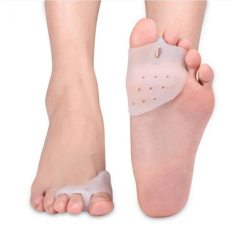 

2Pcs Gel Foot Care Tool Bunion Corrector Bone Big Toe Protector Hallux Valgus Straightener Toe Spreader Pedicure Corrector