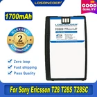 100% Оригинальный LOSONCOER 1700mAh BSL10 BSL-10 Аккумулятор для Sony Ericsson T28 T28S T28SC T29 T39 T520 T320 R520 R320 BUS-11