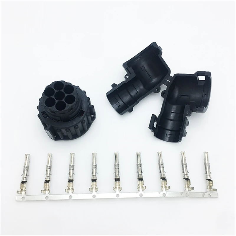 10 комплектов Tyco Amp TE 7 Pin/Way Поворотный замок разъем заднего DIN IP67/69 штекер