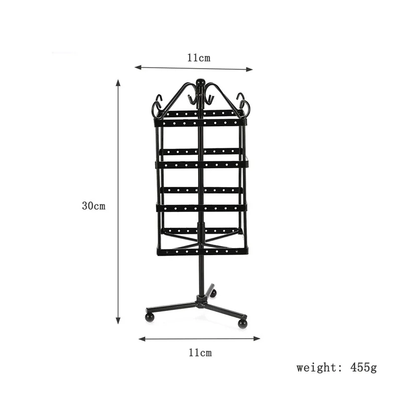 

Metal Jewelry Display Stand Holder Earring Display Stand Jewelry Display Rack Storage Stand Rotating Display Holder Home Decor