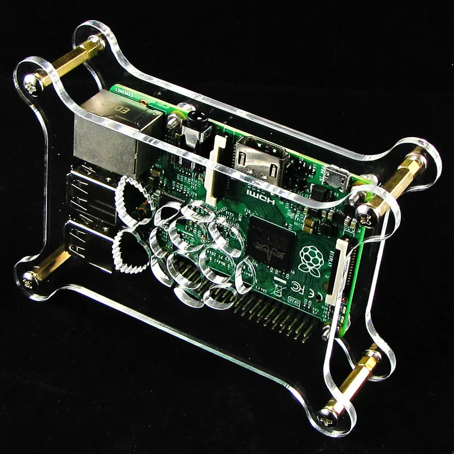 Чехол A1: Raspberry PI 4 Модель B прозрачный акриловый чехол корпус коробка для 3 model + и