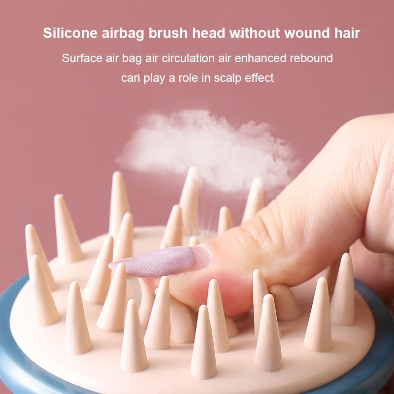 

Yiban 1Pcs Handheld ABS Scalp Shampoo Massager Brush Washing Shower Hair Comb Mini Head Meridian Massage Combs Tools