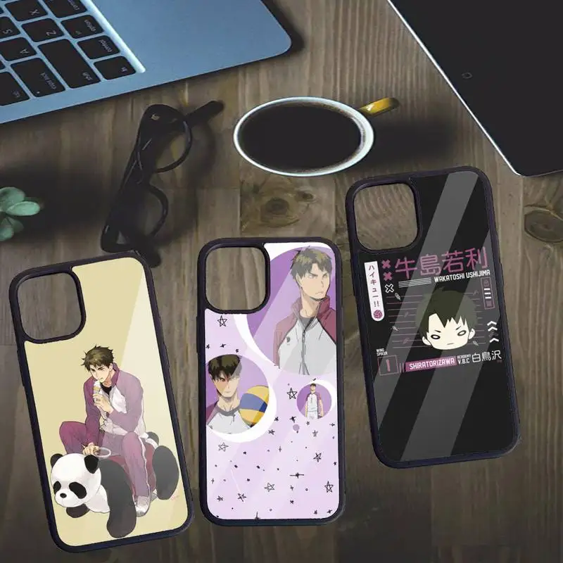 

Ushijima Wakatoshi Shiratorizawa Haikyuu!! Phone Case PC for iPhone 11 12 pro XS MAX 8 7 6 6S Plus X 5S SE 2020 XR