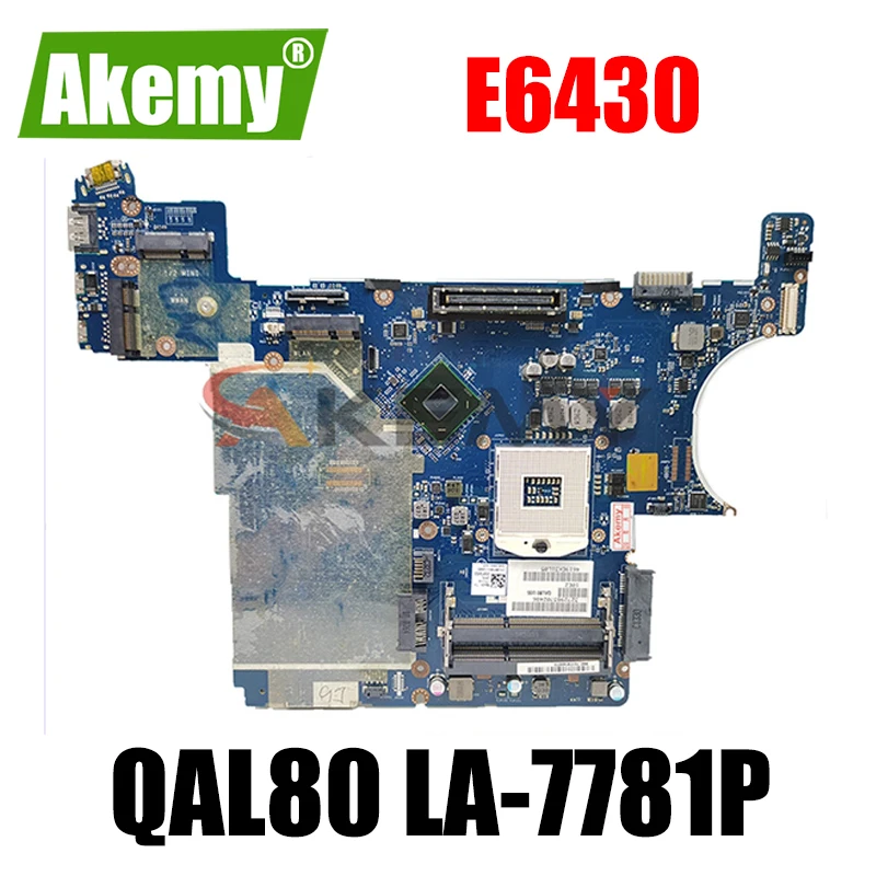 Оригинальная материнская плата для ноутбука DELL Latitude E6430 CN-05T2TY 05T2TY QAL80 LA-7781P SLJ8A |