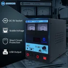 SUNSHINE P-1505T источник питания постоянного тока с регулируемым разъемом 9 В, лабораторный регулятор напряжения для ремонта телефона, Регулируемый источник питания