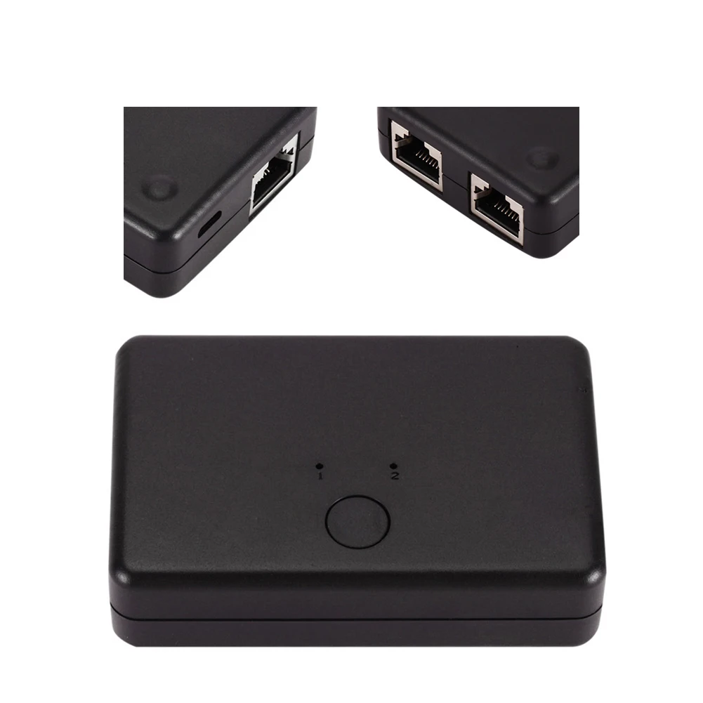 2 Порты и разъёмы RJ45 Lan сетевой коммутатор концентратор компьютер Ethernet