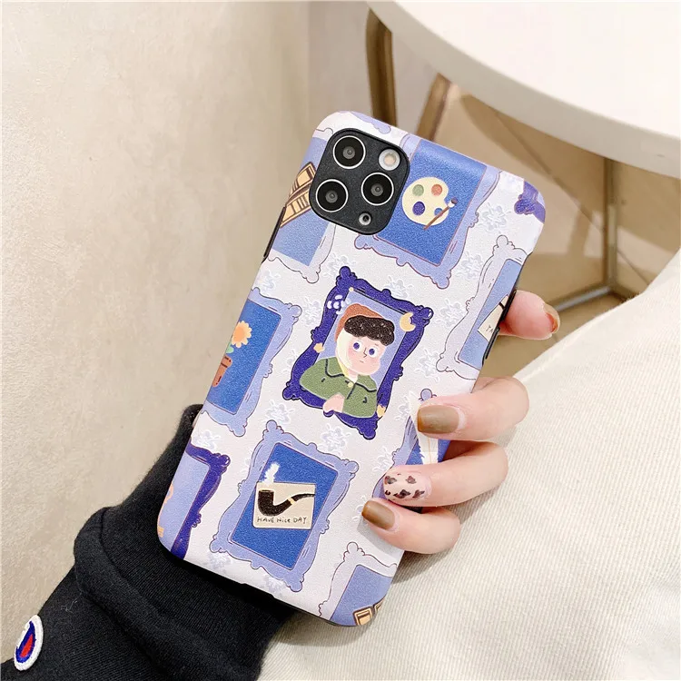 

Retro anime photographs frame couple Cute Phone case for iPhone 11 Pro Max XR X XS Max case for coque iPhone 7 8 6 6s Plus Case