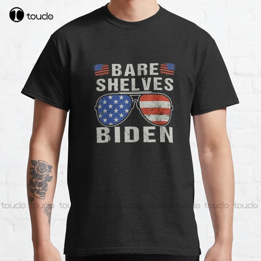 

Bare Shelves Biden Classic T-Shirt Vintage T Shirts For Men Custom Aldult Teen Unisex Fashion Funny New Xs-5Xl Fashion Funny New