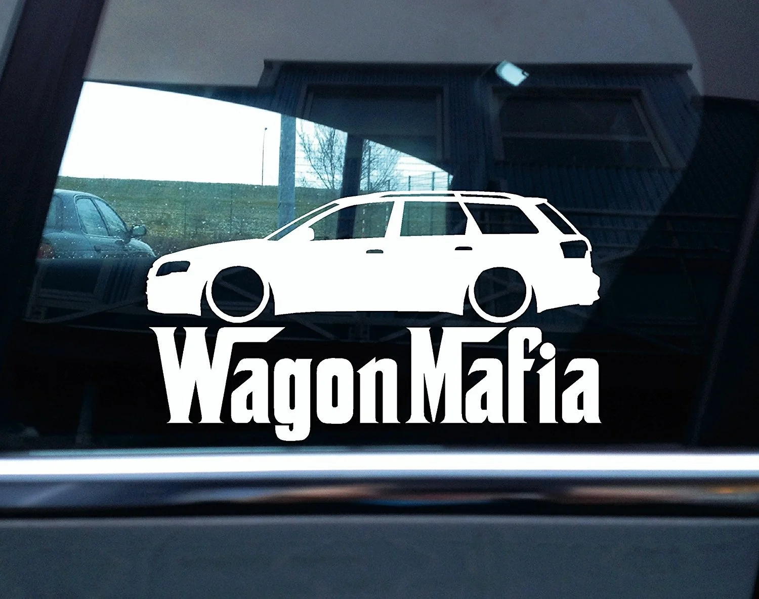 

For Lowered Audi A4, RS4 Avant (B7) WAGON MAFIA Silhouette Sticker