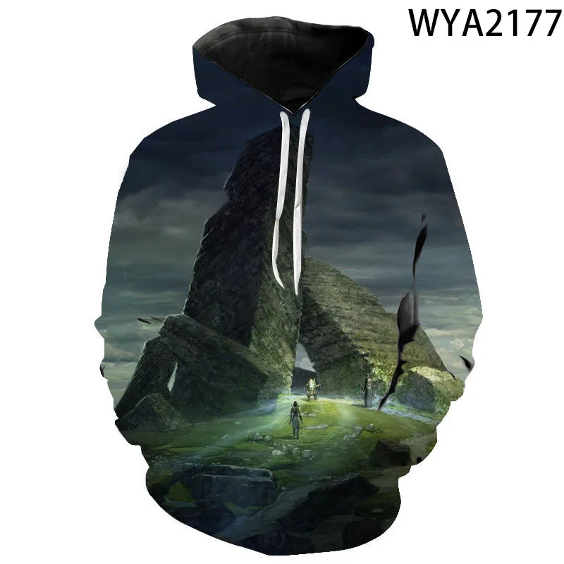 Толстовка с кольцом и 3D принтом для мужчин женщин Модный Повседневный пуловер