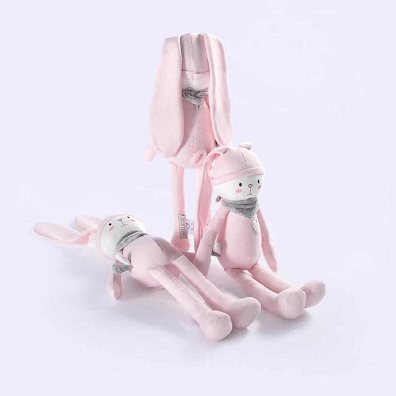 Кукла Кролик с длинными ушами 35 см мягкая игрушка-Зверюшка милый кролик мягкие