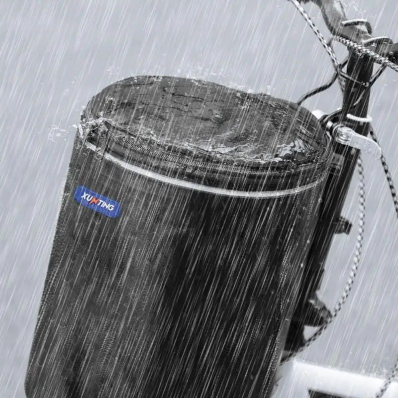 

Bicycle Basket Waterproof Folding Bike Basket Mountain Bike Hanging Carrier Bag Bicycle Vegetable Baskets Cycling Supplies