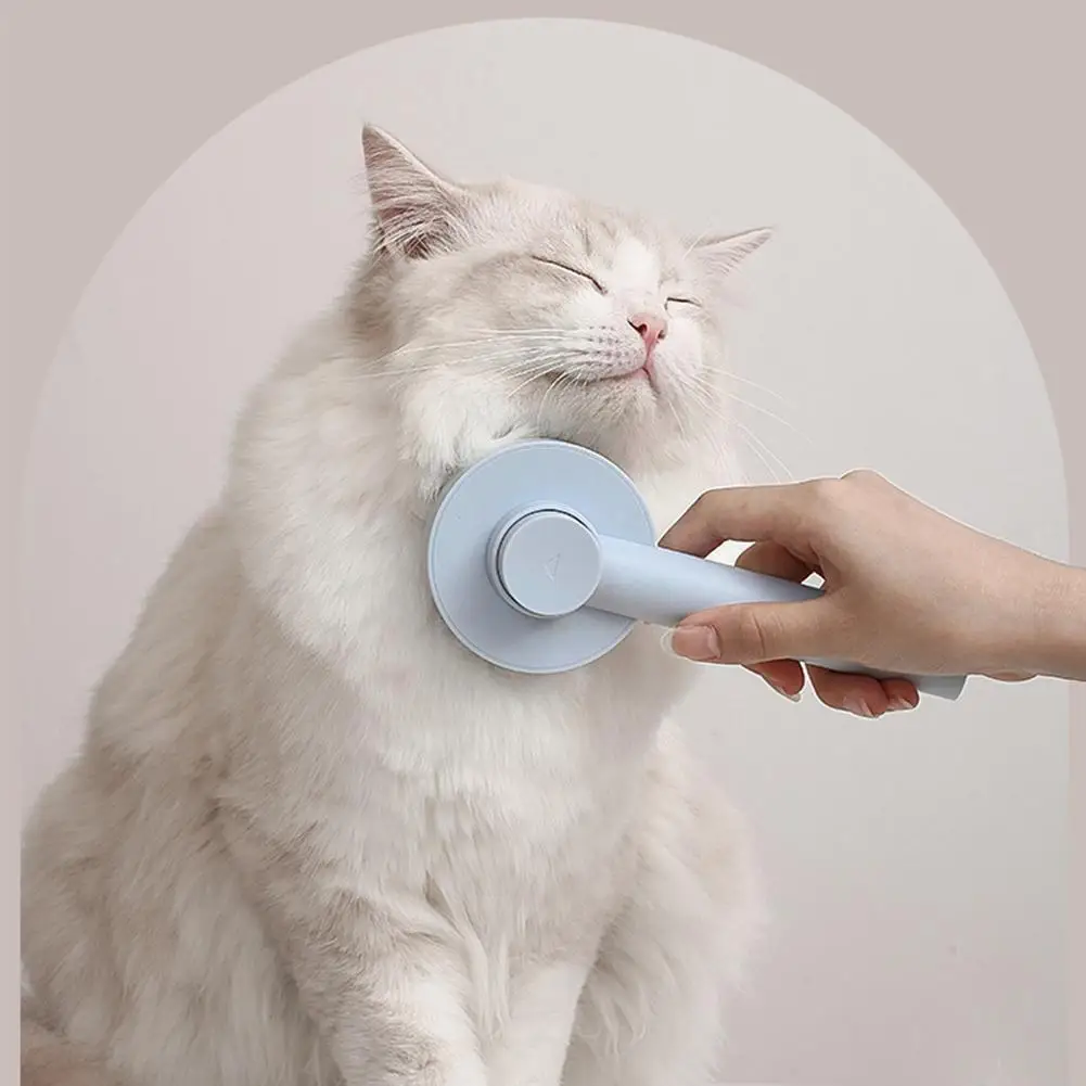 

Comb Self Cleaning Slicker Brush For Dog Hair Removes Undercoat Tangled Pet Hair Massages Comb Pet Accessories Q6f3