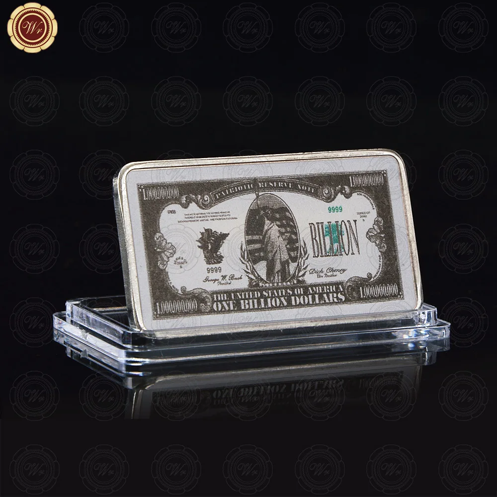 Серебряные монеты WR коллекционные пробы с изображением доллара США для мужчин