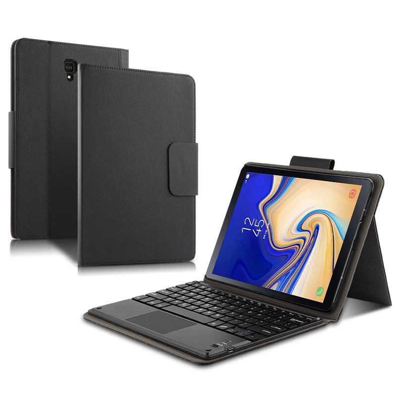 

Защитный чехол из искусственной кожи с подставкой для Samsung Galaxy Tab S4 10,5 SM-T830 T835 T837, чехол с беспроводной Bluetooth клавиатурой