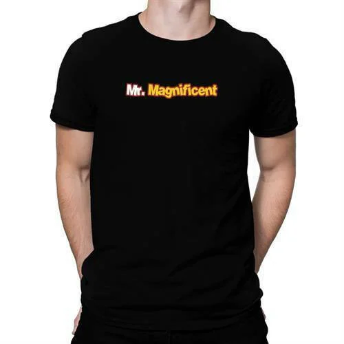

Mr magnificent Moved Font T-shirt