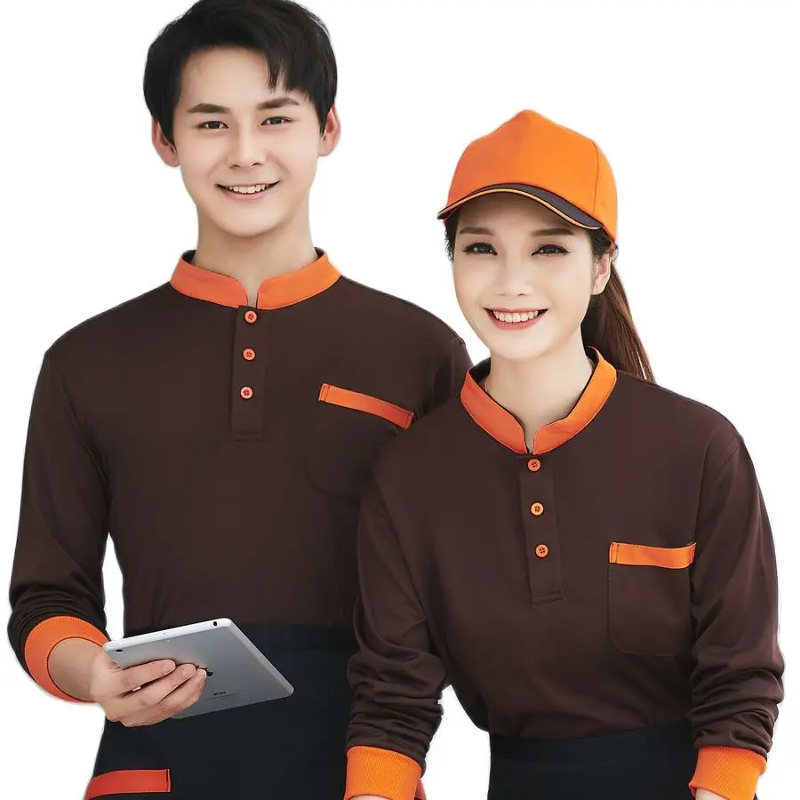 Рабочая одежда для ресторана кейтеринга отеля официанта Женская рабочая с