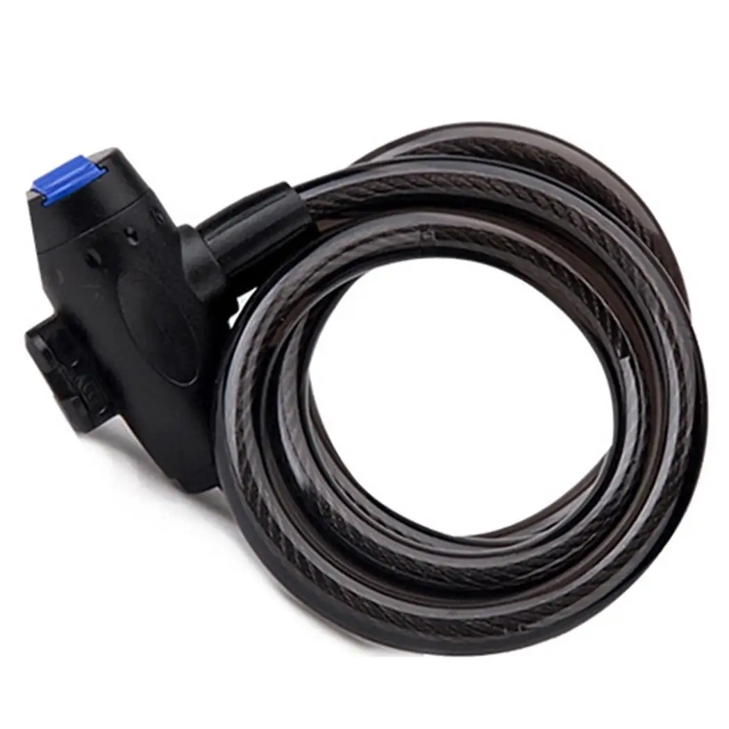 Велосипедный замок сверхпрочный трос велосипедный карамельного цвета защита от