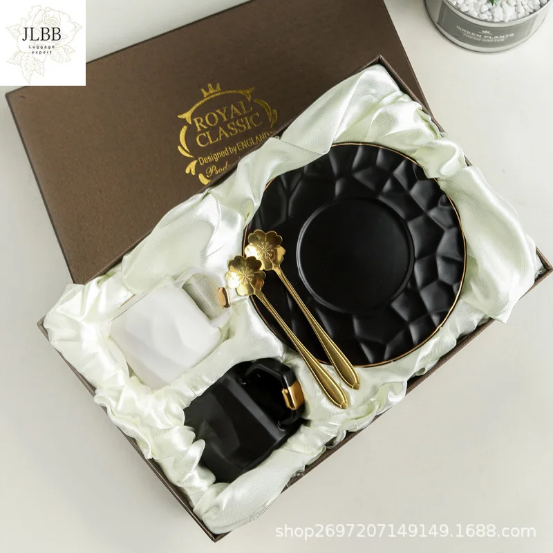 Кофейная чашка Internet Red Man в Европейском стиле роскошный подарочный набор ins