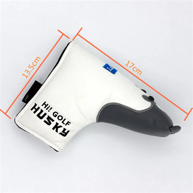 Cute Dog Golf Club Headcover Husky Driver Fairway Woods Hybrid Putter Covers Complete Set Mascot Novelty Gift | Спорт и развлечения