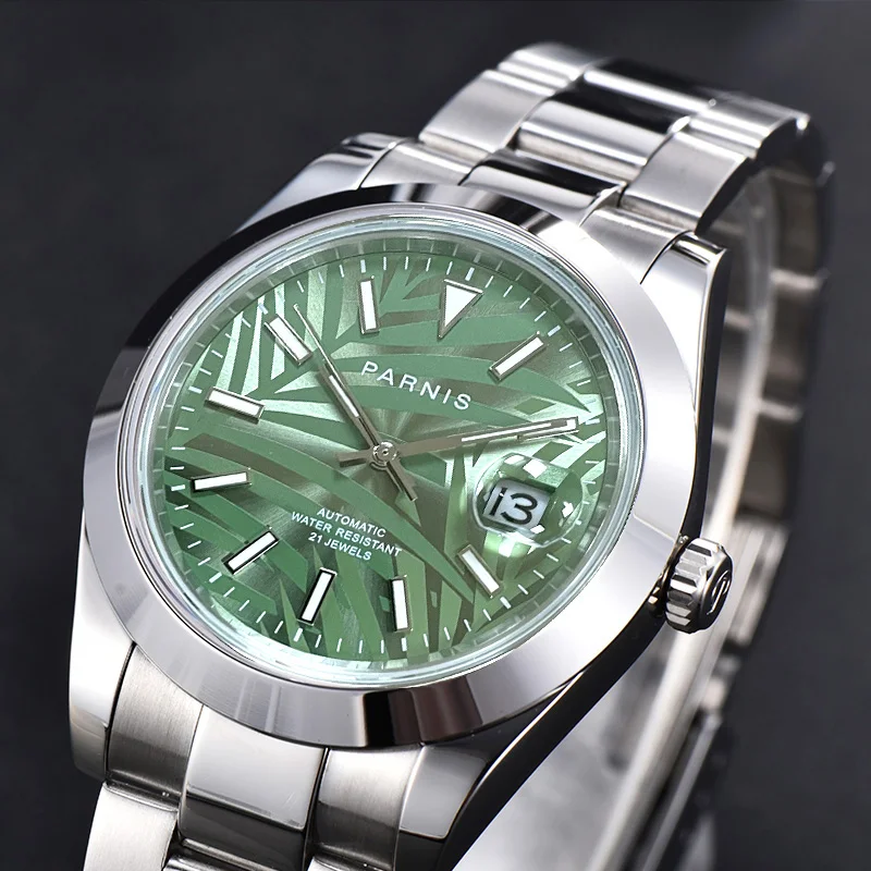 Часы наручные Parnis Мужские механические Автоматические с сапфировым стеклом