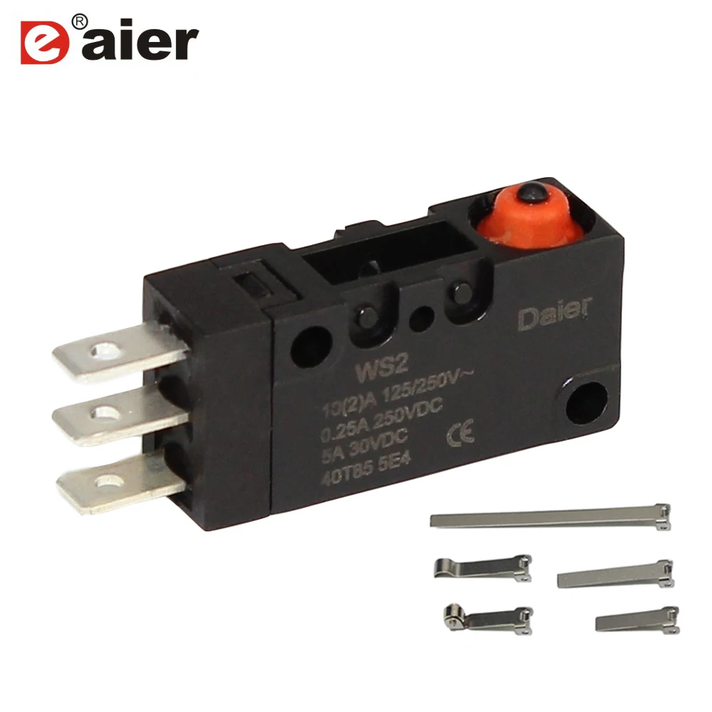 1 шт., водонепроницаемые переключатели Micro Black, высокое качество, IP67, Стандартный рычаг, 10 А, 125 В переменного тока/250 В, 3-контактный, с паечным наконечником