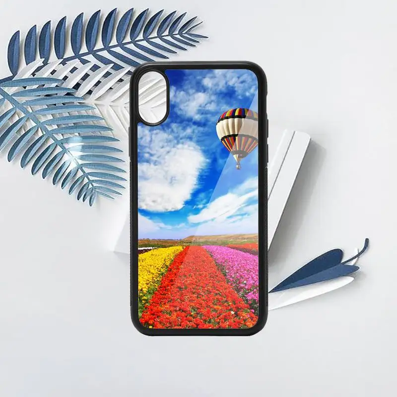 

Landscape sports hot air balloon Phone Case PC for iPhone 11 12 pro XS MAX 8 7 6 6S Plus X 5S SE 2020 XR