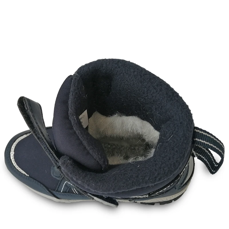 Новинка, 1 пара, водонепроницаемые, лыжные, кожаные, детские, шерстяные зимние сапоги, теплые зимние сапоги для девочек и мальчиков,-40 или-30 градусов, модные детские ботинки
