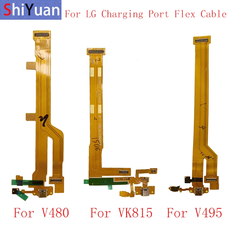 Разъем USB для зарядного порта гибкий кабель для LG G Pad 8,0 V480 G Pad II 8,3 LTE VK815 V495 запасные части